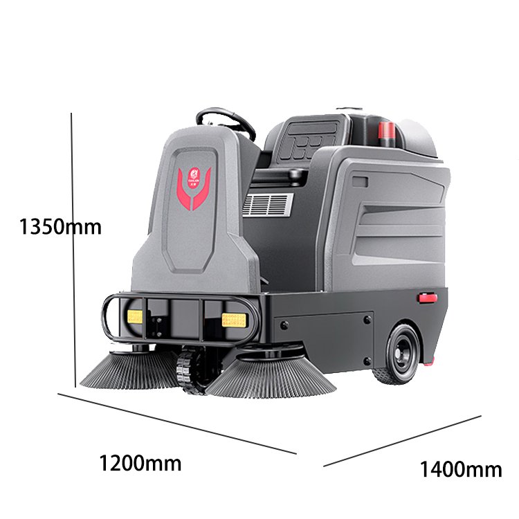 CleanHorse M3 Plastic Metal Drive Auto Automatic Electric Sit-down Sweeper Machine