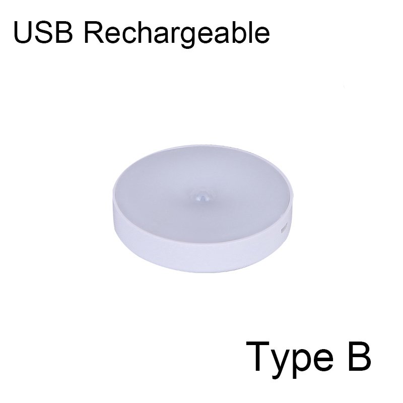 10 Leds Wireless Battery Cabinet Lamp USB Rechargeable Touch Smart PIR LED Rechargeable Motion Sensor Night Light,Night Lamp