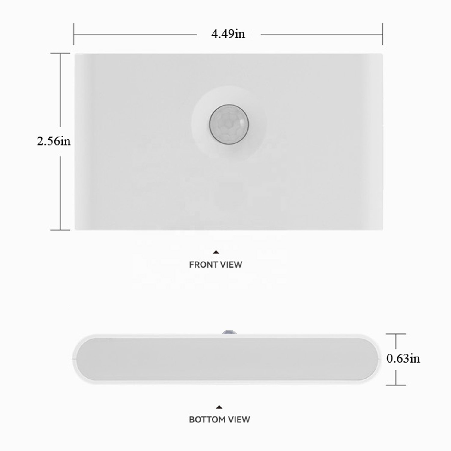 Up Down Dusk to Dawn Motion Sensor Magnetic Mount Rechargeable Night Lights Wardrobe Hallway Kitchen Kids Room Led Cabinet Light