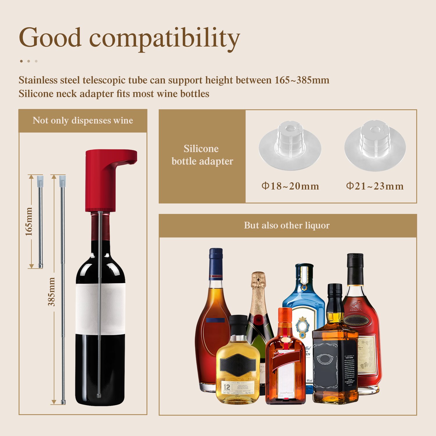 Plastic Alcohol Smart Auto Portable Electric Bottle Automatic Whiskey Shot Liquor Wine Dispenser