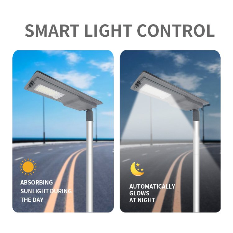 SUNDE High Lumen Lamp Induction Motion Sensor Waterproof Outdoor Lighting Road Garden LED Solar Street Lights