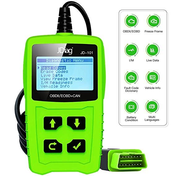 Dwell Angle Code Reader Scan Alternator Tester Tool for Universal Car