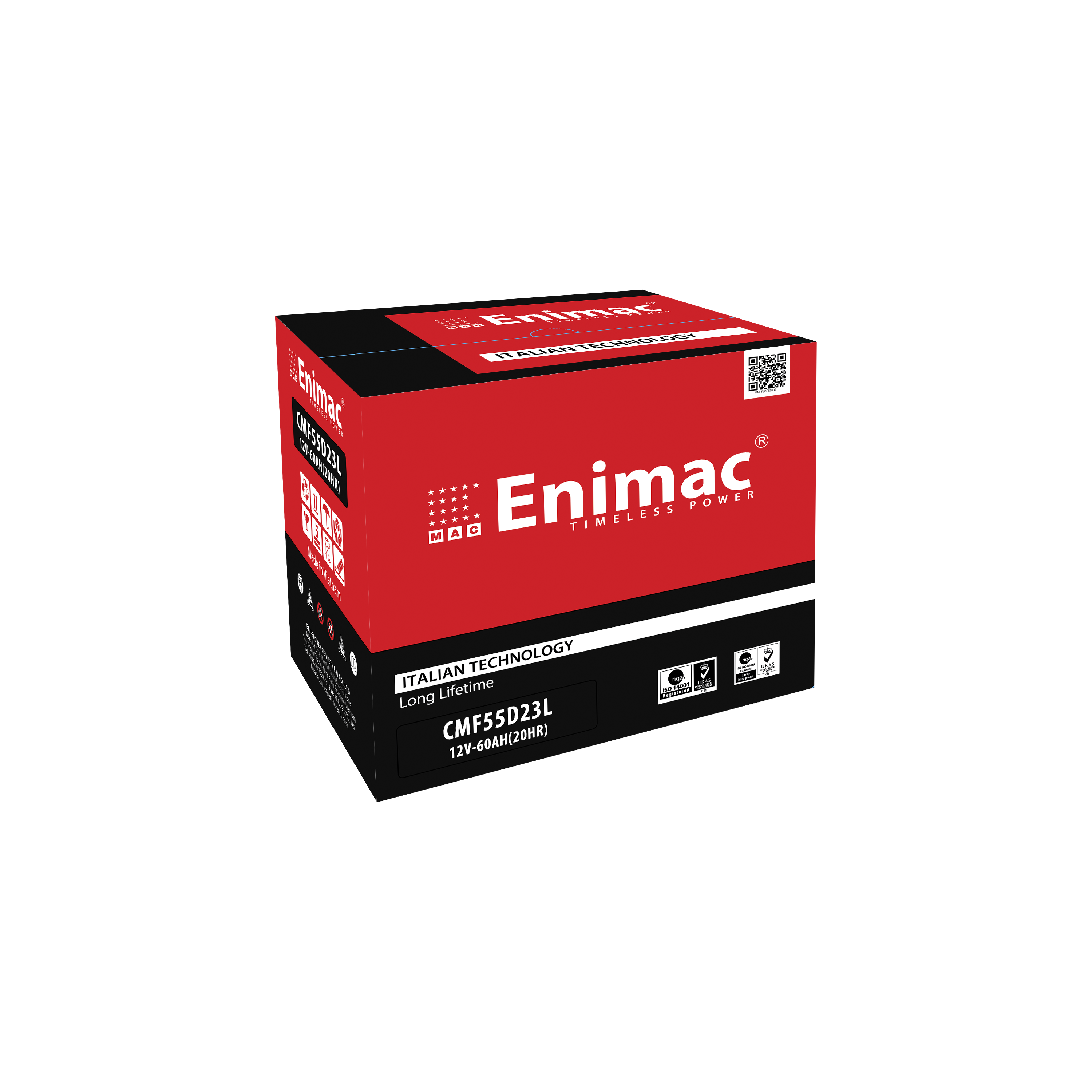 Wholesale Solar Power CMF 55D23L Battery for Vehicles Acid Lead Battery Maintenance Free Italy Standard Cheap Price 12V 60AH