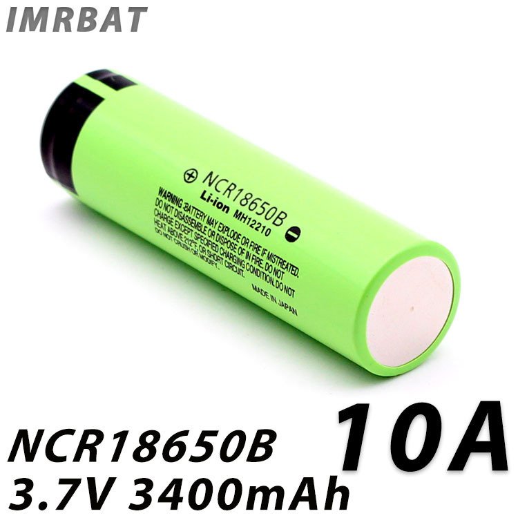 Wholesale 100% Original 3.6V 3400mAh NCR18650B 10A Discharge Current Rechargeable Li Ion Battery Panasoni Cell