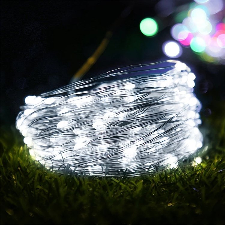 2-Cell Battery Box 30 Led Copper Wire Light String Christmas Decoration Gift Box Bouquet Colorful Light