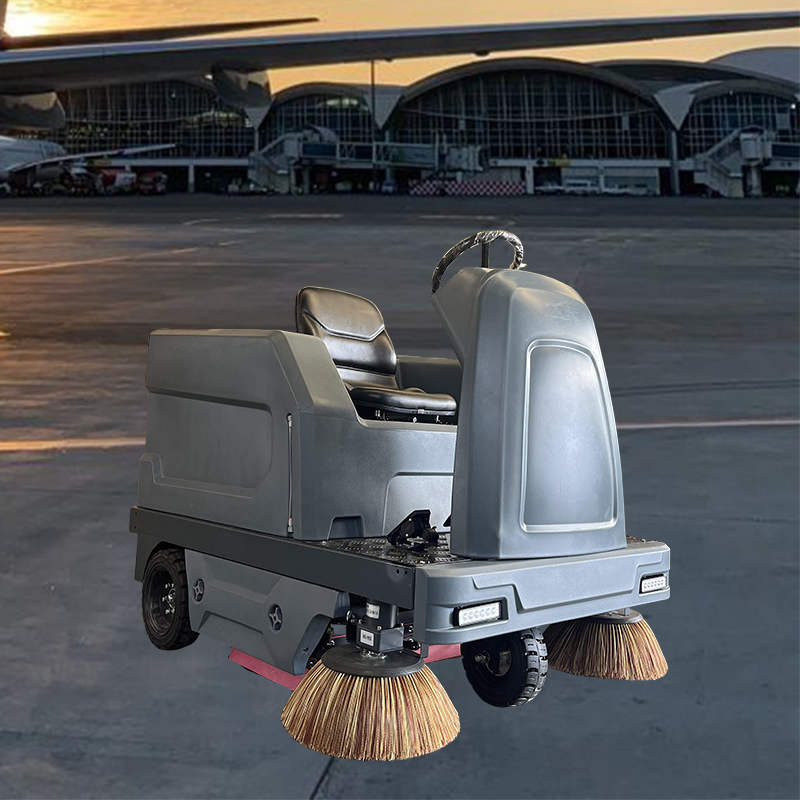 Big Industrial Street Electric Ride on Street Road Truck Barredoras De Calles Machine Auto Artred Floor Scrubber Sweeper