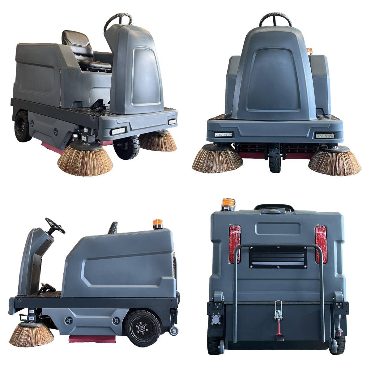 Big Industrial Street Electric Ride on Street Road Truck Barredoras De Calles Machine Auto Artred Floor Scrubber Sweeper