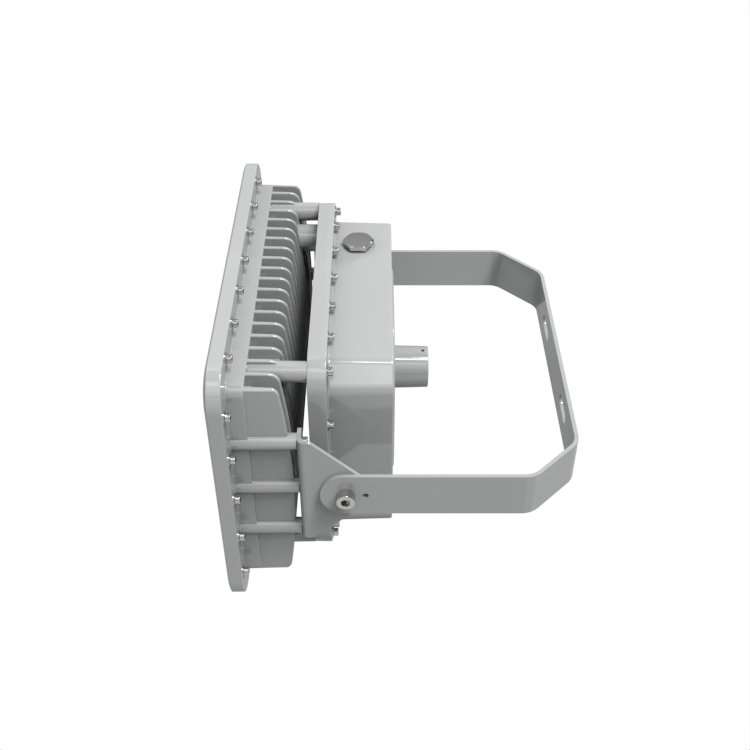 ATEX Zone 2 IECEx Rectangular Shape 250W LED Explosion Proof Flood Light Backup Battery 180 Mins Ex-proof Light IP66