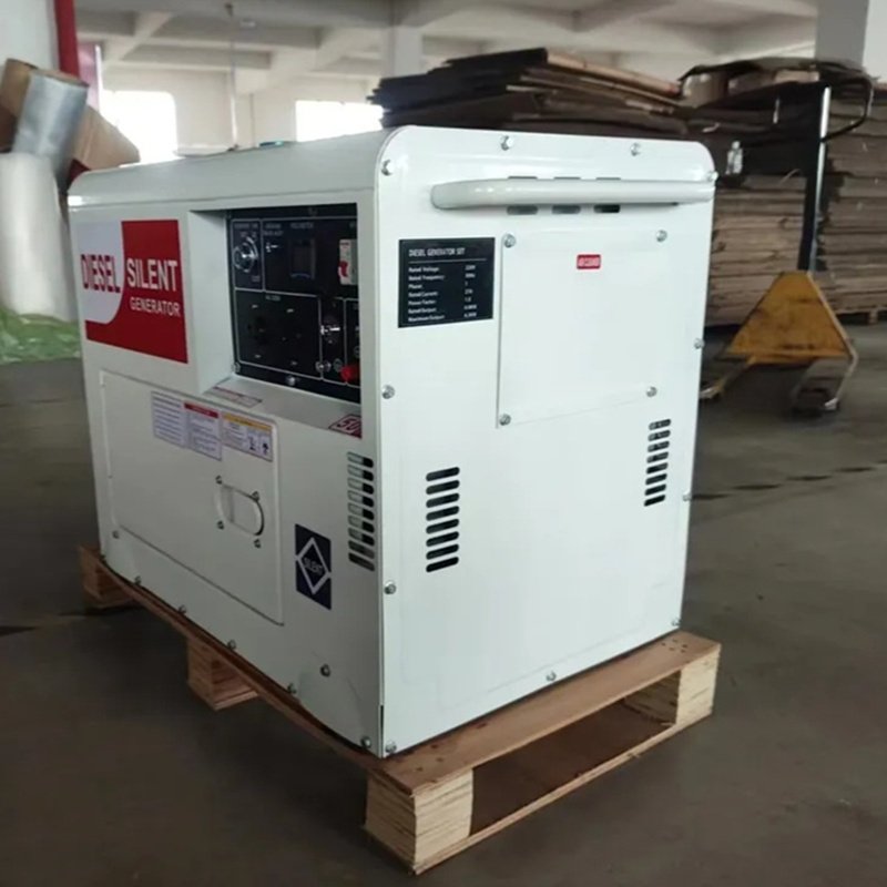 Portable 5kVA Diesel Generator 50HZ Super Silent Super Silent Emergency Backup Three 40KW One Year Warranty Free Easy-Damageable
