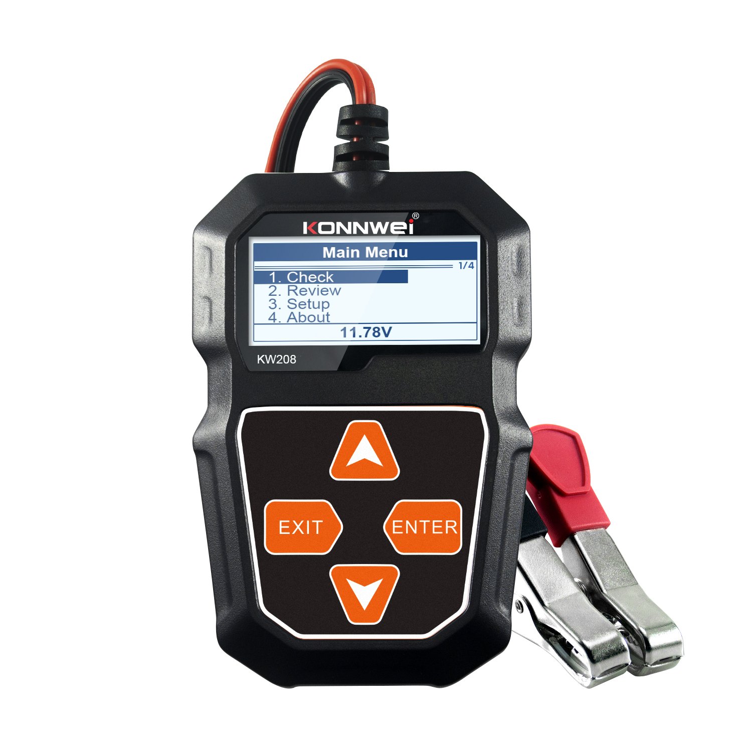 Factory OEM KONNWEI KW208 12V Car Motorcycle Starting Digital Battery Tester