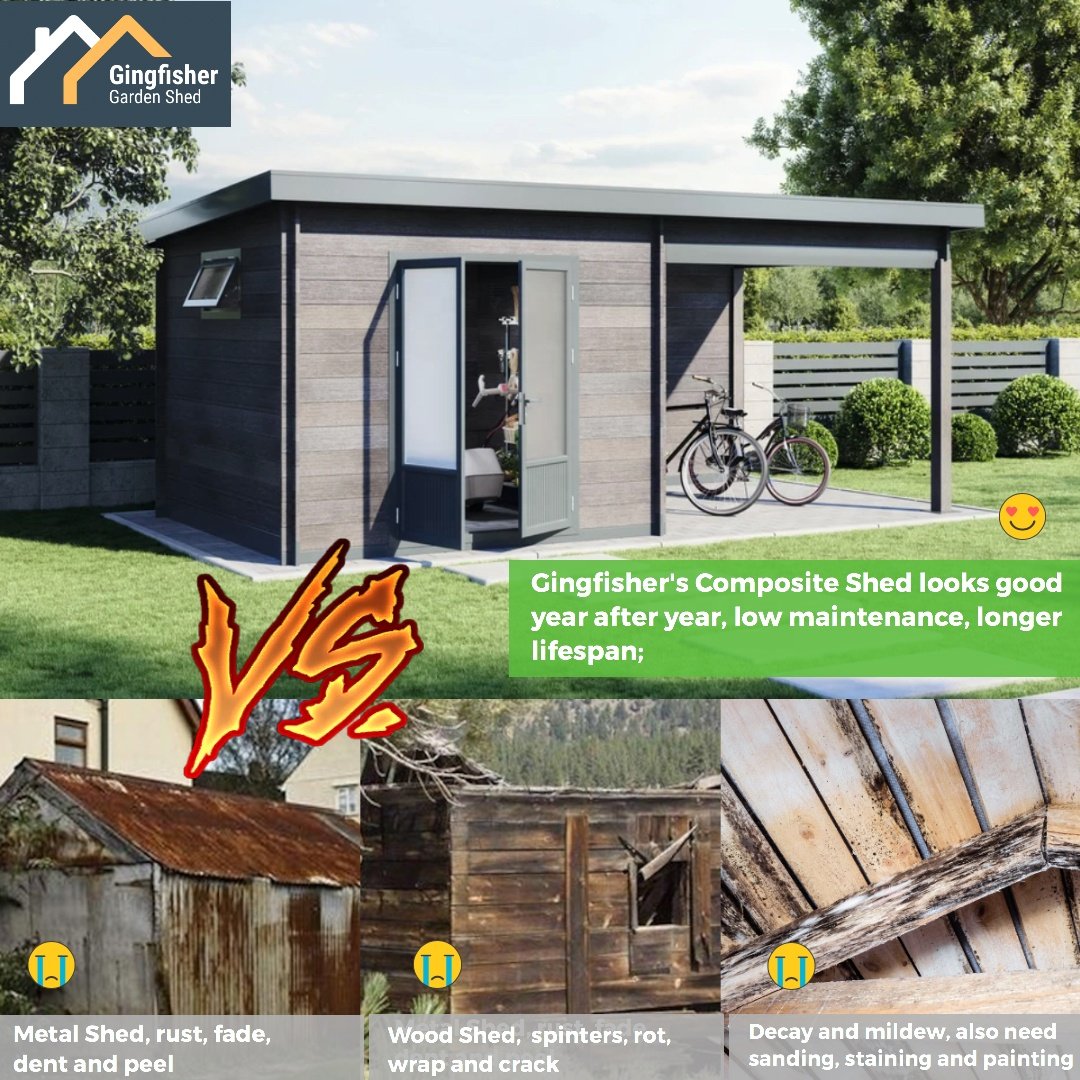 Prefabricated Shed Homes Alternative Wood Garden Storage Shed Building Kits Plans