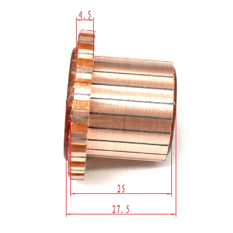 High Quality OD28*ID15.6*L27.5-23segment Auto Starter Armature Motor Commutator,spare Parts