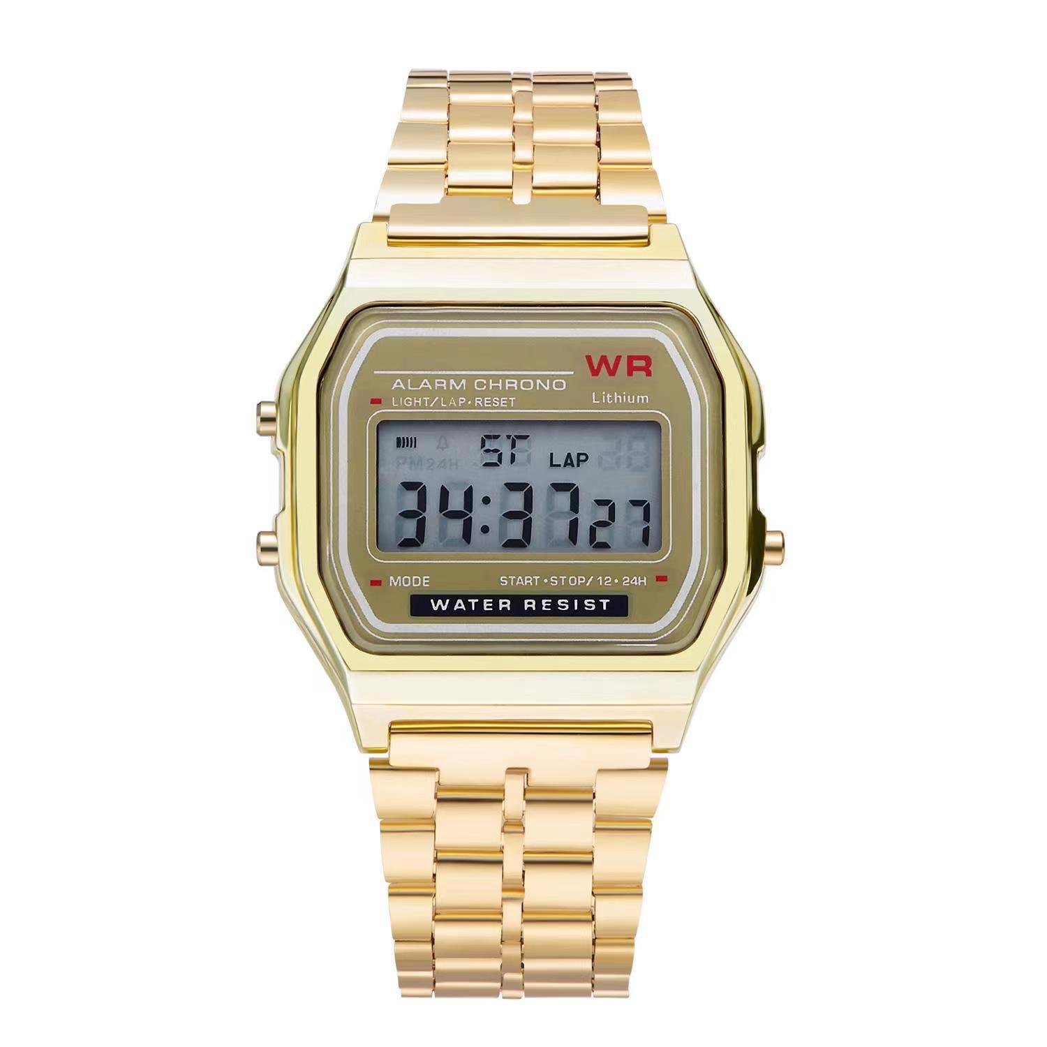 General Watch F91W Digital Vintage square Sports Watch Alarm Movement Mens Watches