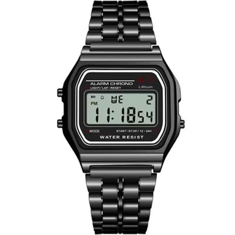 General Watch F91W Digital Vintage square Sports Watch Alarm Movement Mens Watches