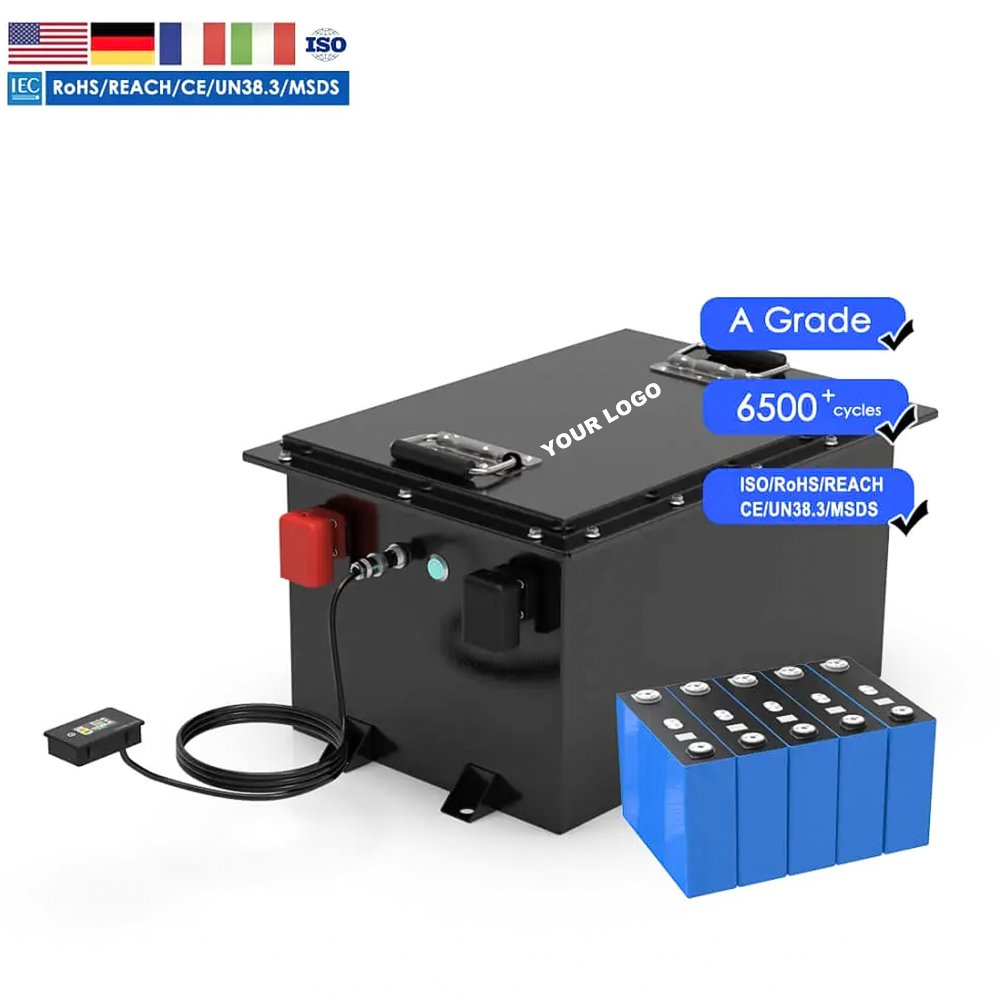 Custom 48 Volt 48v 51.2V 50Ah 100Ah 200Ah in Golf Carts Rv Atv Automotive Autozone Leisure Lithium Lifepo4 Battery Packs