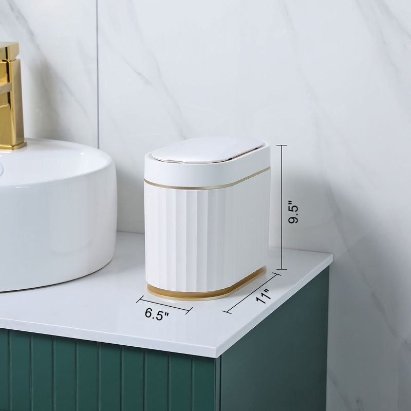 5L Automatic Operation Smart Trash Can Electronic Touchless Sensor Auto Induction Smart Waste Bin Rubbish Bin