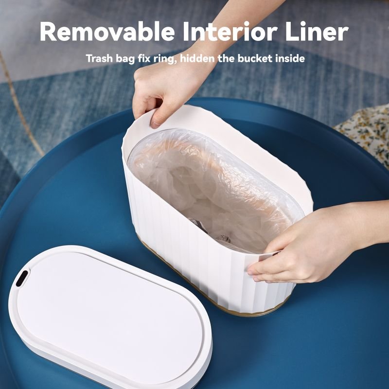 5L Automatic Operation Smart Trash Can Electronic Touchless Sensor Auto Induction Smart Waste Bin Rubbish Bin