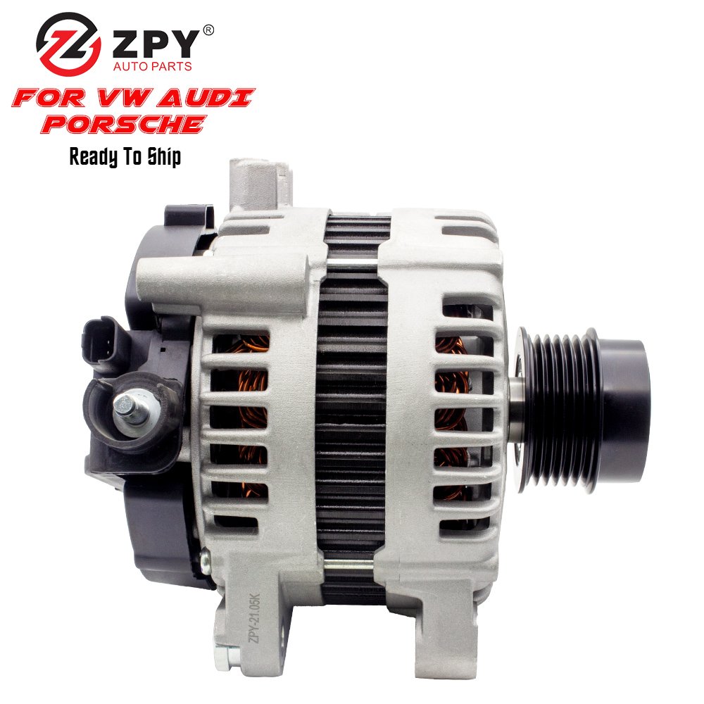 ZPY Brushless Alternator 12V 14v 180A Alternator for vw 0121715001
