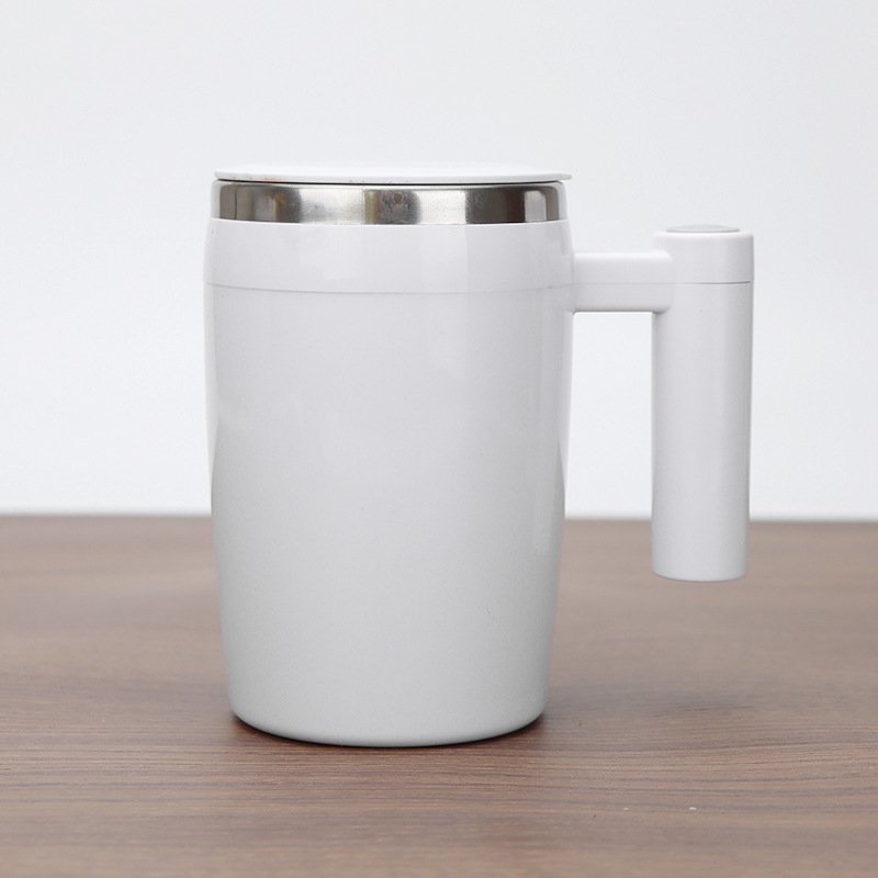 Wholesale Smart Drinkware Stainless Steel Electric Magnetic Auto Automatic Mixing String Coffee Cup Self Stirring Travel Cup