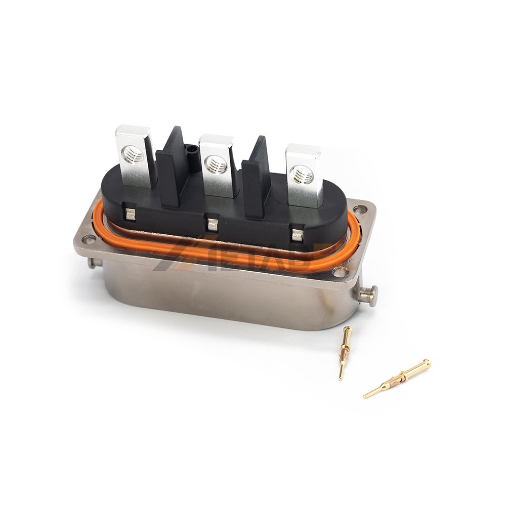 HV HVIL High Voltage Interlock Wire Connector Cable 1Pin 2Pin 3Pin Metal Plastic Straight Right Angle Plug Socket Auto for EV