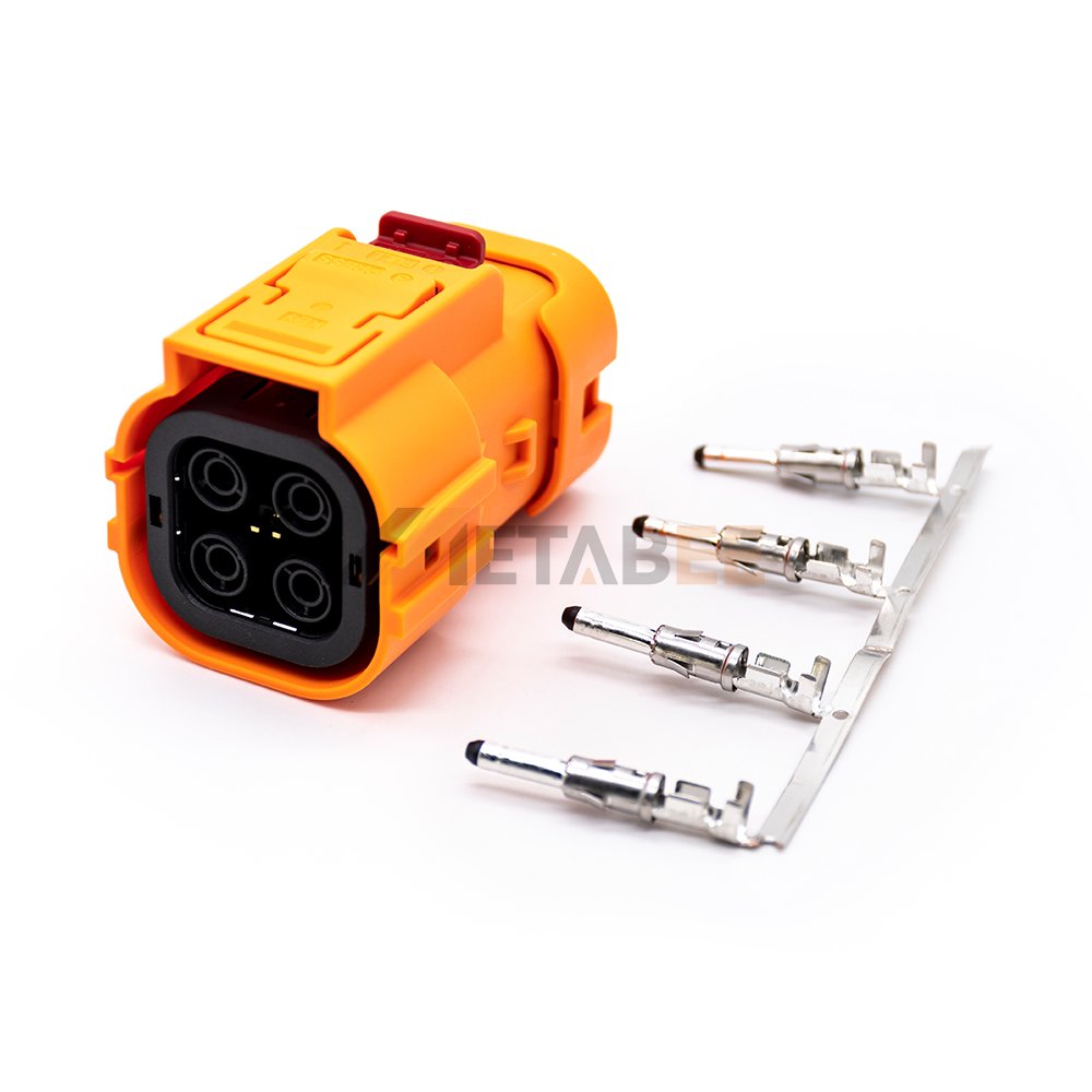HV HVIL High Voltage Interlock Wire Connector Cable 1Pin 2Pin 3Pin Metal Plastic Straight Right Angle Plug Socket Auto for EV
