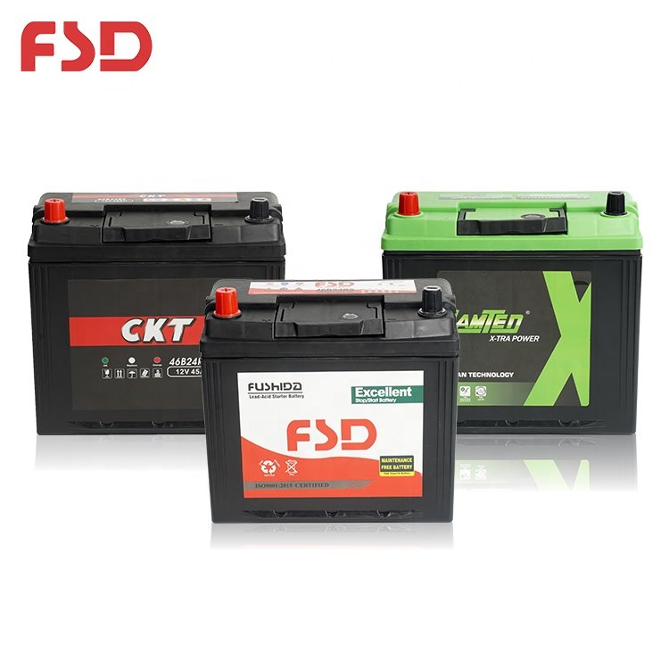 Wholesale 380 CCA Charging JIS Standard Auto Battery 12V 45Ah Electric Vehicles Maintenance Free Lead Acid Car Battery