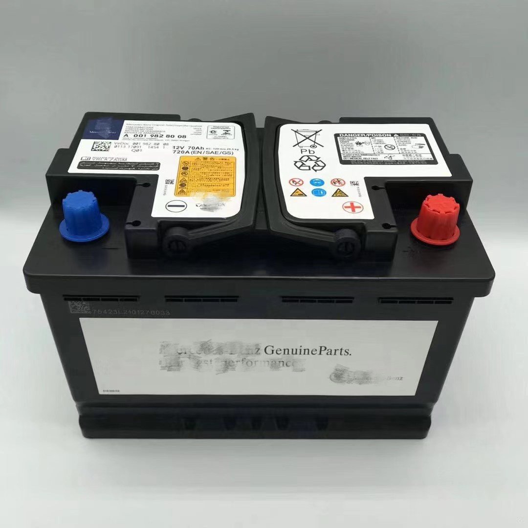 Car Battery 0019828008 for Mercedes-Benz W204 W205 W211 W213 X156 12V 70Ah 750En 75AH AGM A0019828008 0019825508 0045418601
