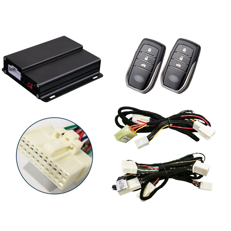 Hot Sale Keyless Entry Smart CANBUS System Plug Play Car Alarm with Remote Start for Toyota RAV4 Highlander Alphard Models
