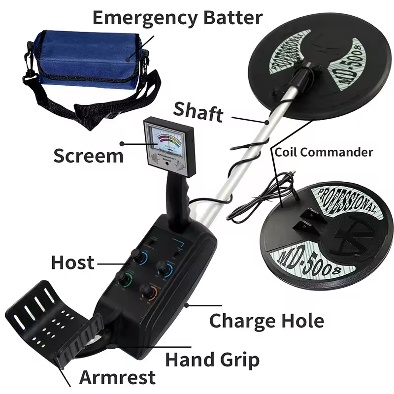 MD5008 Ground Metal Detector 3 Meters Detector Underground Metal Detector