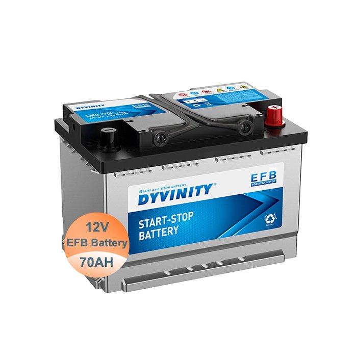 Hot Selling 57217 JIS Standard Maintenance-Free Rechargeable Start-Stop Auto Batteries 6-QW-70 for Car Manufacturing New