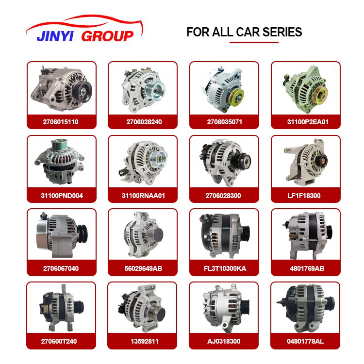 Auto Electrical Car Alternator for BMW Kia Ford Honda VW Audi Chevrolet Hyundai Benz Toyota 220v Alternator Generator