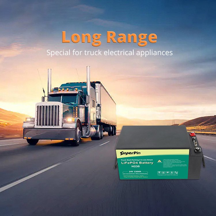 24v 230Ah Lithium Battery for Car Starting CCA1200 LiFePO4 24v 230Ah Auto Battery Used in Cold Weather