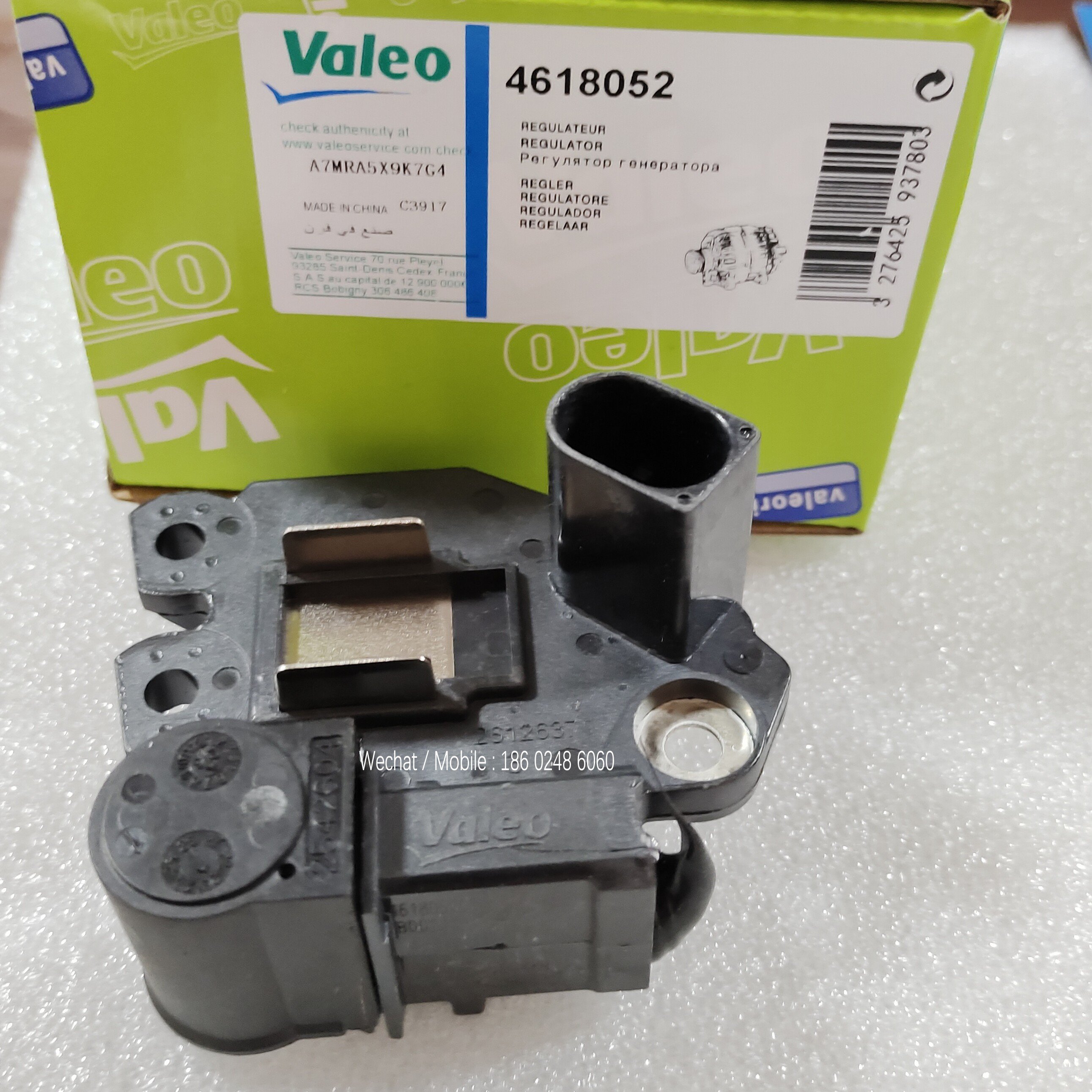 For Mercedes-Benz 12V Original Car Alternator Spare Parts Voltage Regulator 4618052 595243 M573 for Valeo