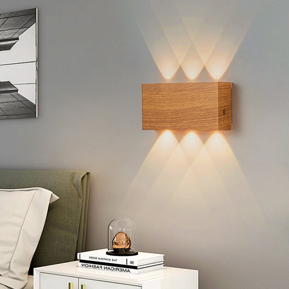 Up and Down Remote Control Wall Lamp Porch Stair Sconce Lighting Be in Great Demand Hot Sale Battery Wall-Mounted