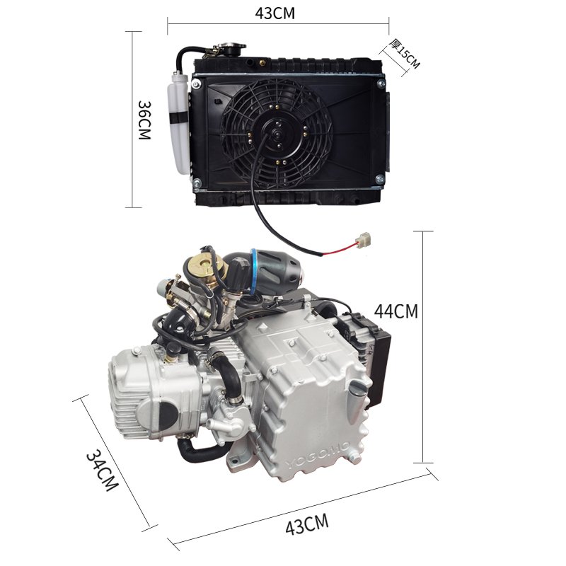48V 100Ah Lithium-ion Solar Cell 4KWH 5kw 60v 72v Water-cooled Range Extender Battery Charging