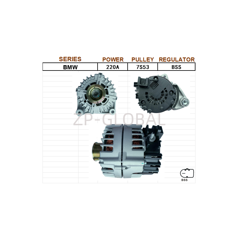 2012 Car Auto Alternator Voltage Regulator 12317807187 for BMW 525d/730/X5/X6