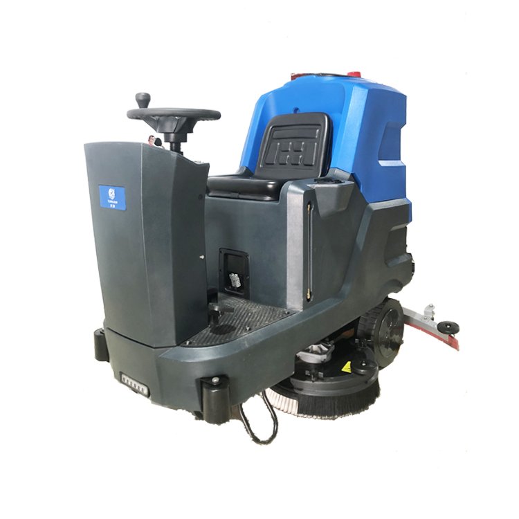 CleanHorse XP860G Water Cannon Commercial Industrial Orbital Ride on Auto Automatic Floor Scrubber Machine for Factory