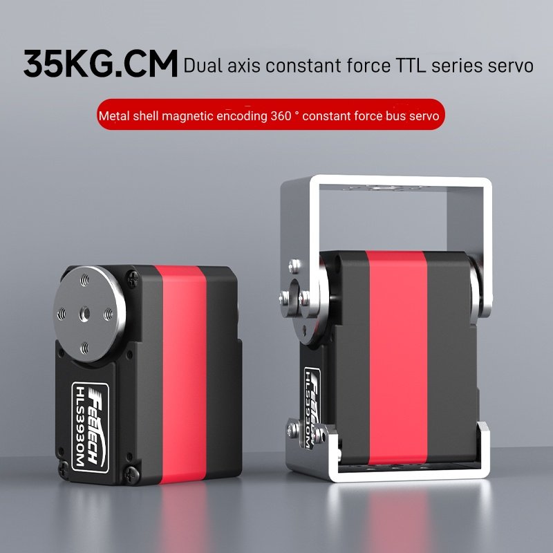 Feetech 12V 35kg Double Shaft Constant Force Serial Bus Servo HL-3930-C001 Core Motor