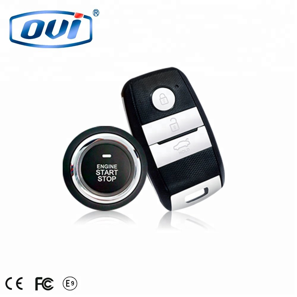 Auto Electronics PKE Passive Keyless Entry Car Universal 12V One Way Car Alarm Remote Start System for KIA K3 K5 Sportage Forte