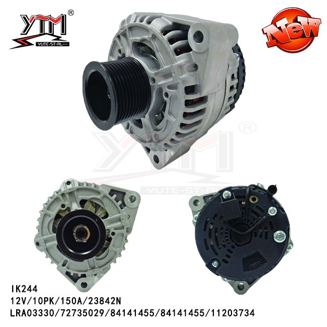 IK244 Alternator IK244 12V 10PK 150A for CASE PUMA 225 1LRA03330 72735029 84141455 84141455 11203734
