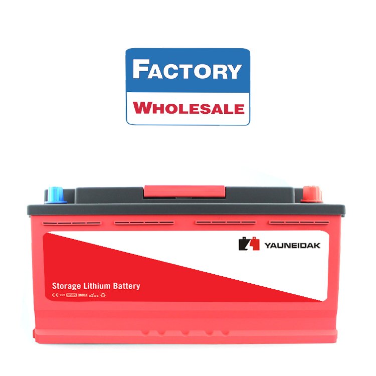 Hot Sale 12.8v Car Battery Specifications Rechargeable Starting Lithium Ion Batteries for Auto Start