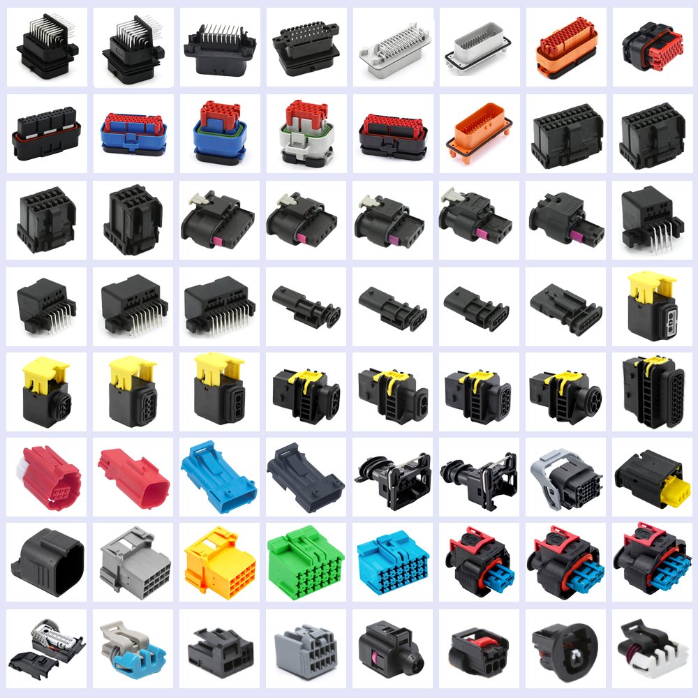 CHENF Terminal Male 2 Pin Generator Alternator Regulator Connectors Electrical Wire Harness Plug for Cars Automotive Connector