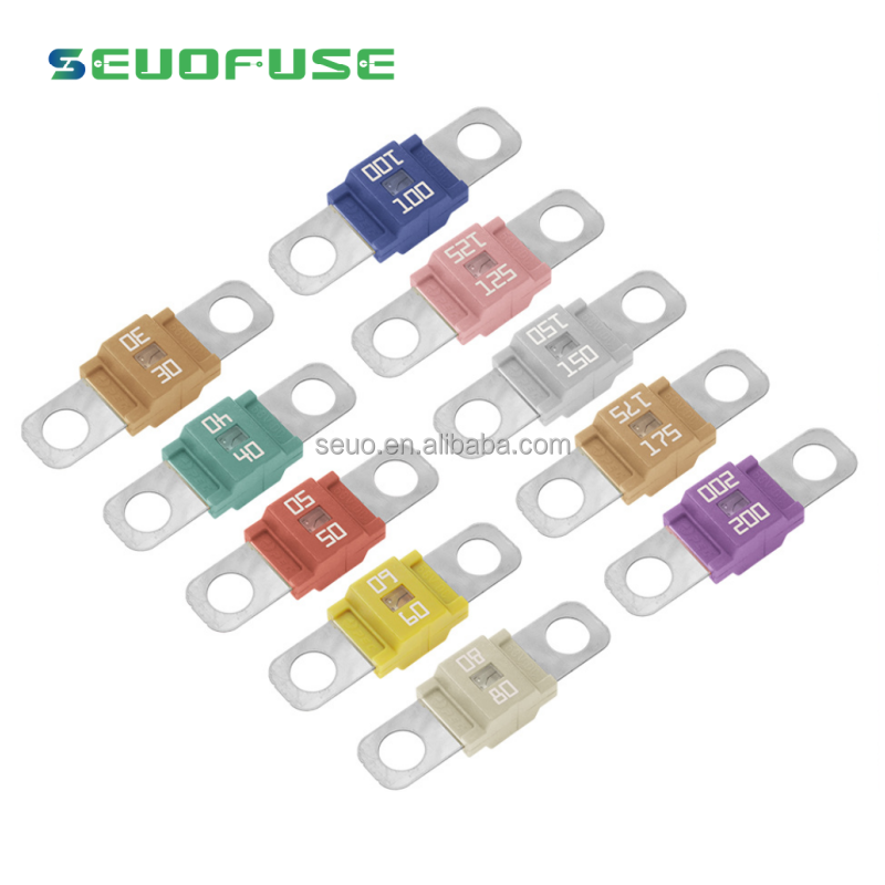 200A AMI/MIDI Car Fuse Low Breaking Capacity Bolt Type for High Battery Current for Automobile and Battery Use