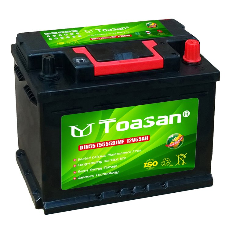 DIN Standard Dry Charged Car Battery Turkey 55559