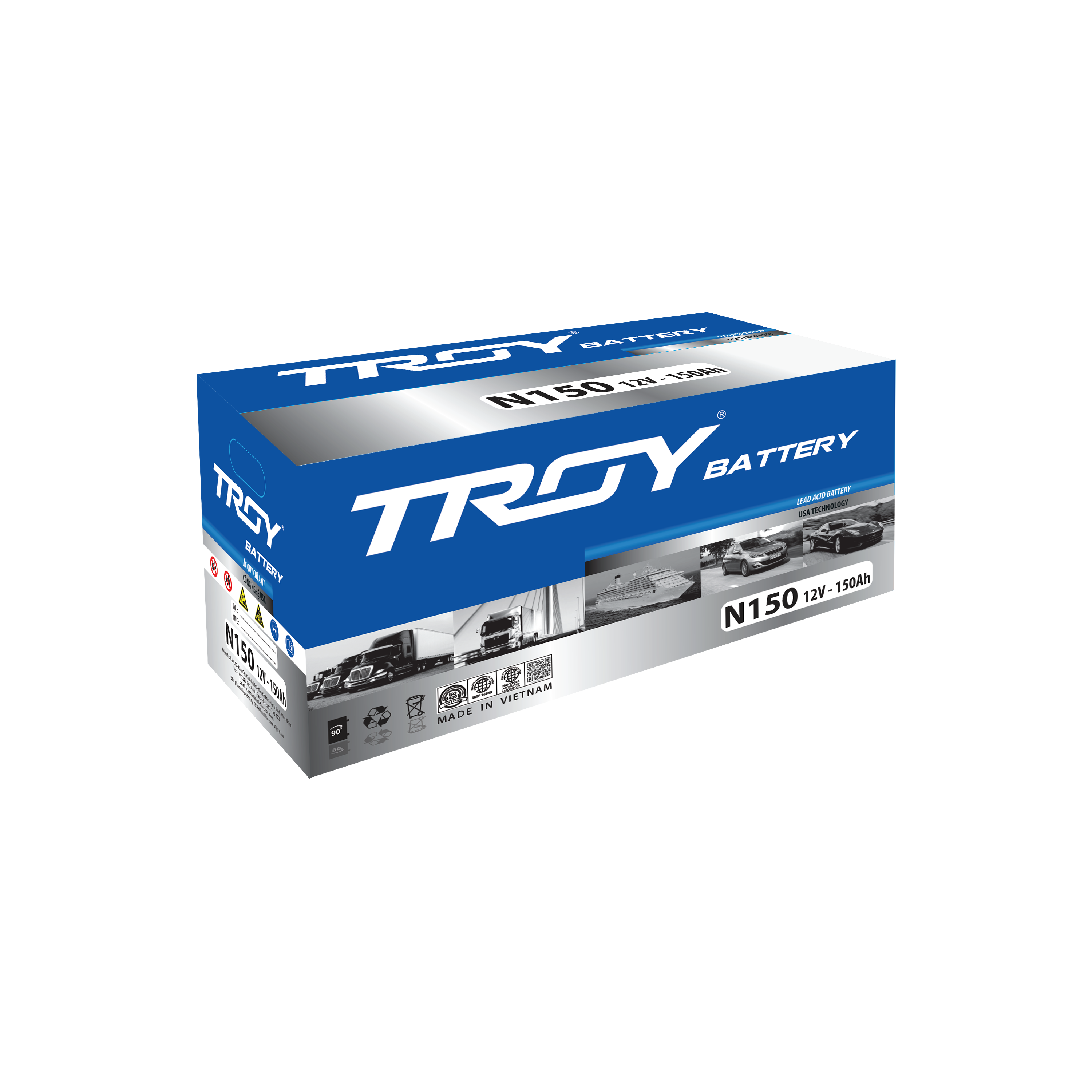 FACTORY PRICE STORAGE BATTERY AUTO BATTERY N150 150AH Battery for Car and Truck VIETNAMESE WHOLESALE