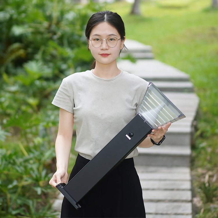 6400mAh Big Battery Solar Powered Outdoor Pathway Decoration Landscape Waterproof Lamp Led Solar Bollard Lawn Garden Lights