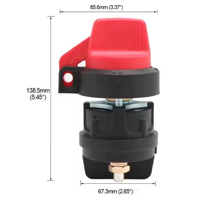 Truck Battery Switch 12V 24V DC 300A Battery Cut Off Auto Car Disconnect Battery Switch