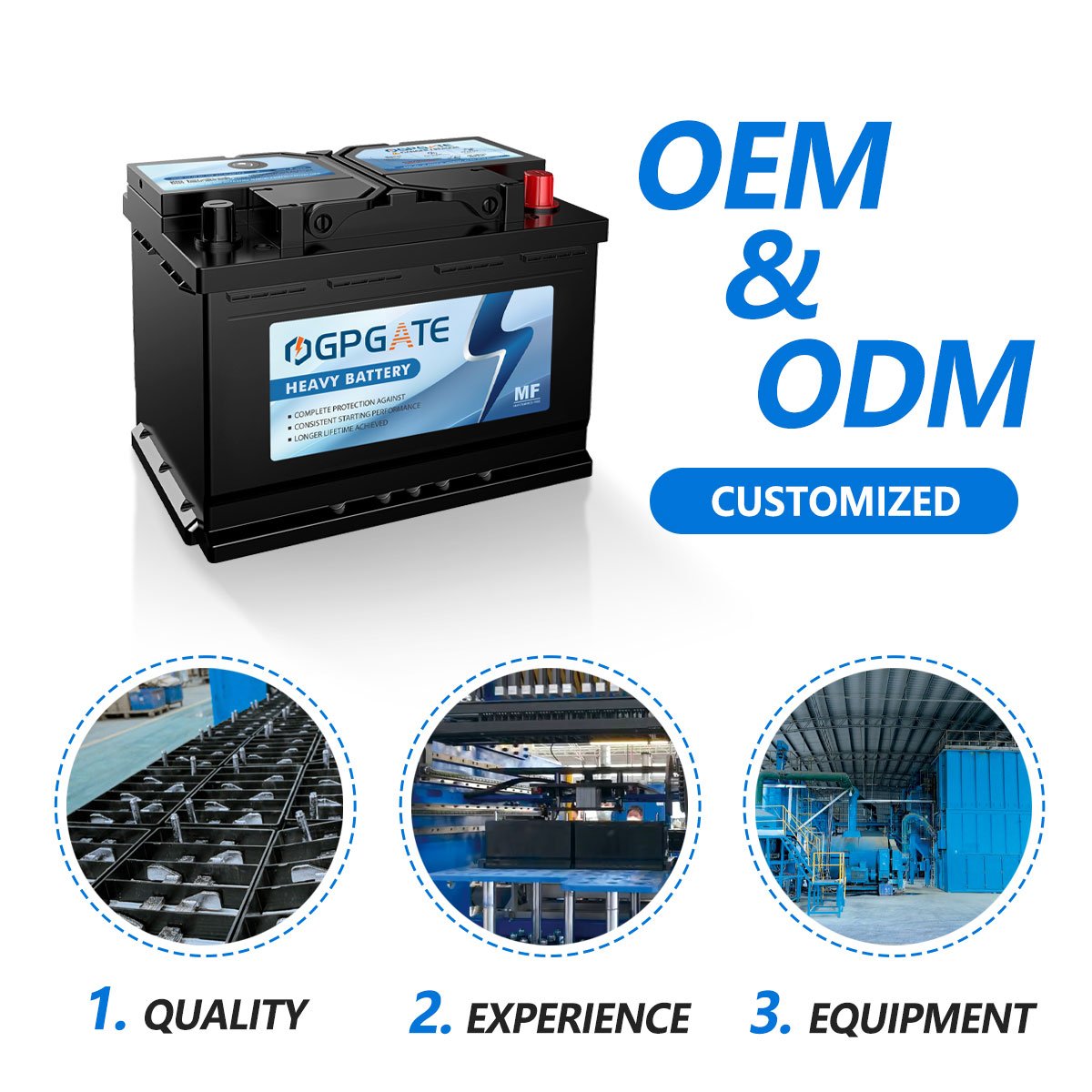 High Quality 12V 75ah Din MF 57217 Deep Cycle Lead Acid Car Battery to Start High End Cars