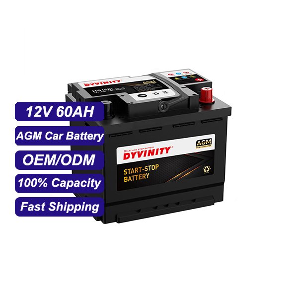Auto Batteries 12V 60AH Agm Start-Stop Car Battery for Automotive System