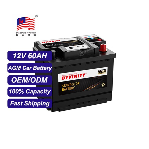 Auto Batteries 12V 60AH Agm Start-Stop Car Battery for Automotive System